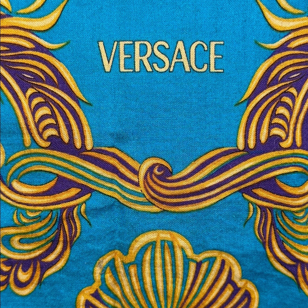 Gianni Versace Printed Cotton Beach Cover Up - Picture 3 of 7